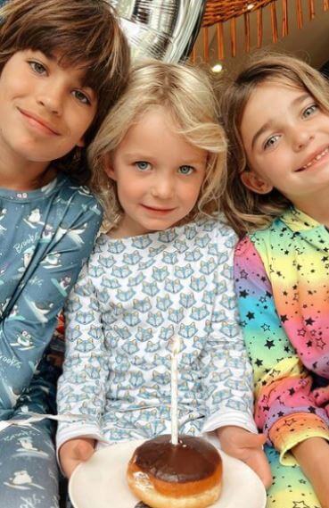 Grey Douglas Stuber with his siblings Brooks Allan and Scarlett May